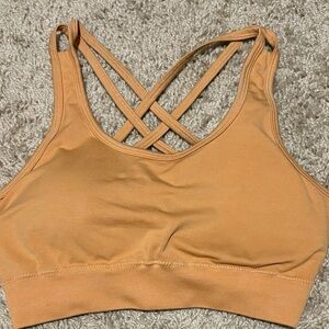Women's orange Sports Bra